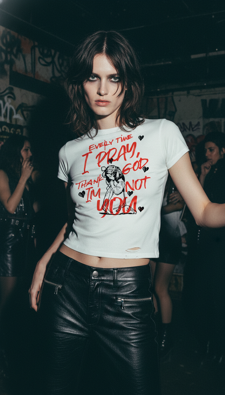 Everytime I Pray - Crop Tee